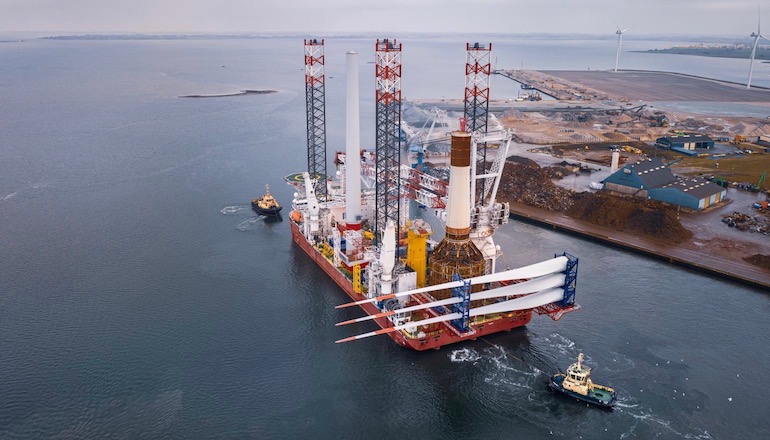 Deutsche Bucht mono bucket demo may be halted Mono bucket work paused at Deutsche Bucht