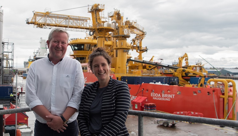 Scottish port welcomes minister Scottish port welcomes minister