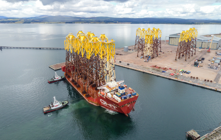 OHT delivers Moray East payload OHT delivers Moray East payload