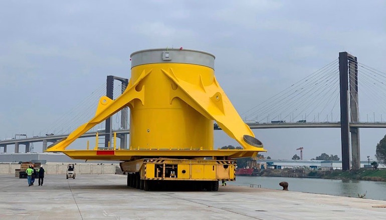 Spanish fabricator loads out Moray East TPs