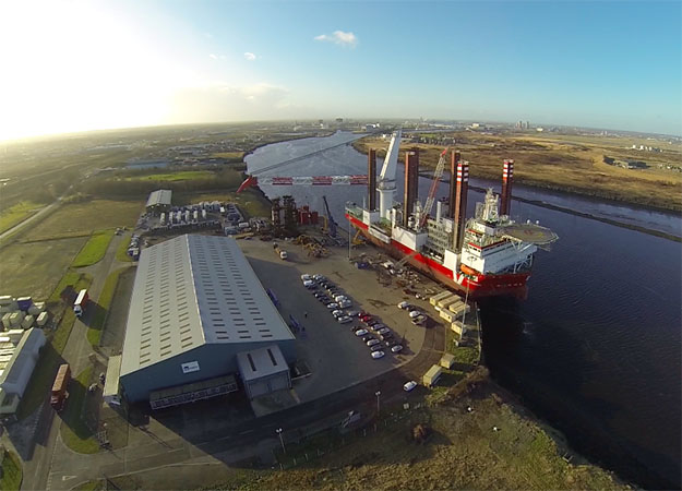 Tyne yard on big Adventure