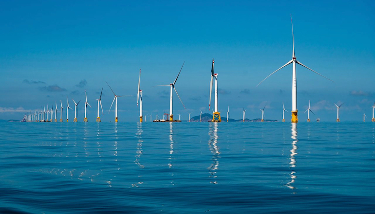 All 73 MingYang Smart Energy MySE5.5MW turbines have been installed at China General Nuclear Power Corporation's Nanpeng offshore wind farm off the coast of Yangjiang City