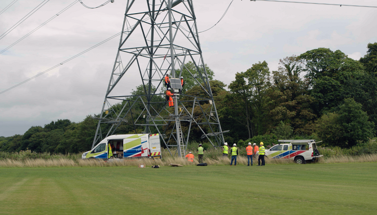 National Grid tests tech to boost power line capacity