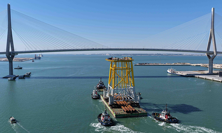 Substation jacket heads to 496MW Dieppe Le Tréport Substation jacket heads to 496MW Dieppe Le Tréport
