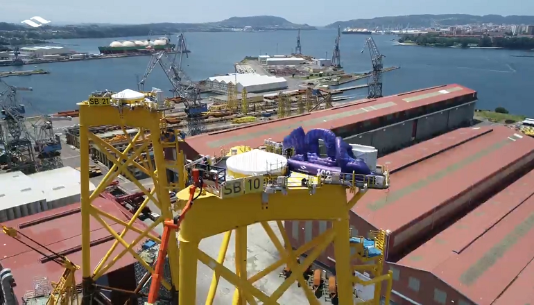 WATCH: Navantia completes 100th jacket WATCH: Navantia completes 100th jacket