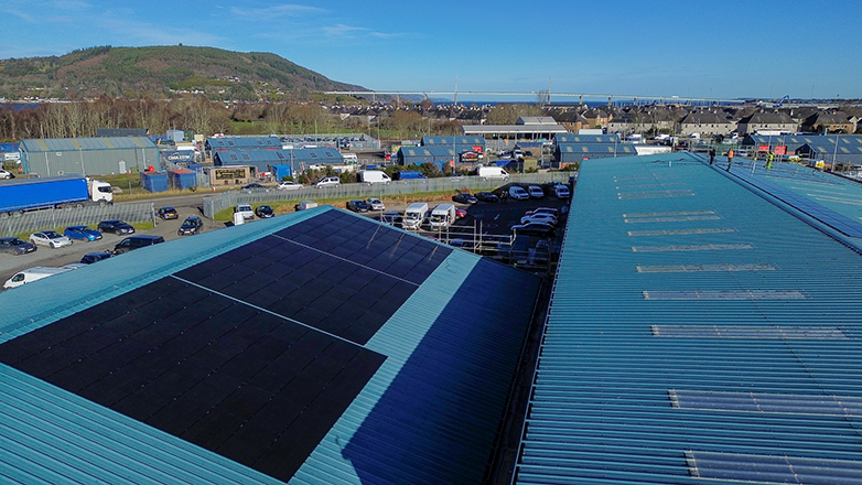 AES Solar installs 250 PV panels at Inverness charity
