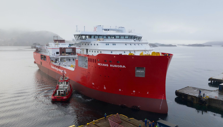 Nexans launches next-gen cable lay vessel Nexans launches next-gen cable lay vessel