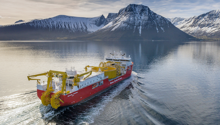 Nexans Aurora undergoes sea trials