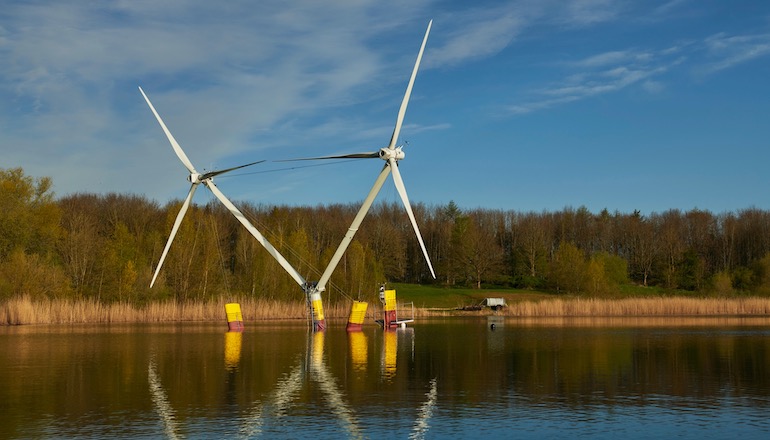 EnBW and Aerodyn test floating concept EnBW and Aerodyn test floating concept