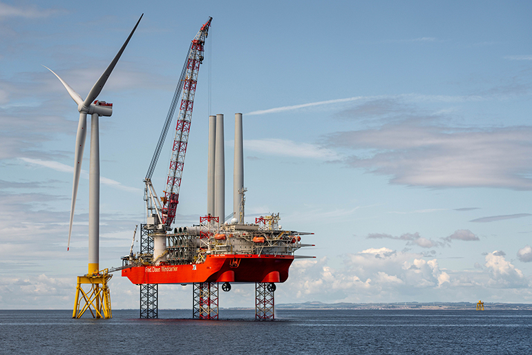 First turbine installed at NnG
