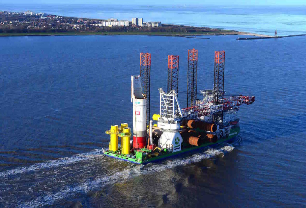 First steel for Nordsee 1