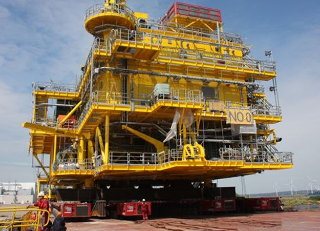 Bladt preps Hornsea substations Sandbank awaits substation