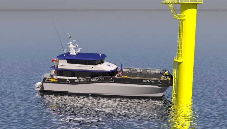 NR Marine unveils new cyclone class CTV