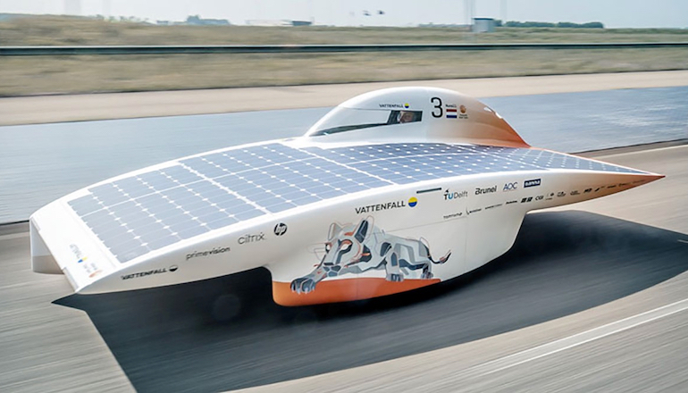 Vattenfall unveils latest solar racer Vattenfall unveils latest solar racer