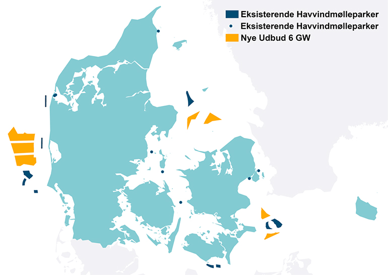 Danes publish 6GW offshore tender plan Danes publish 6GW offshore tender plan
