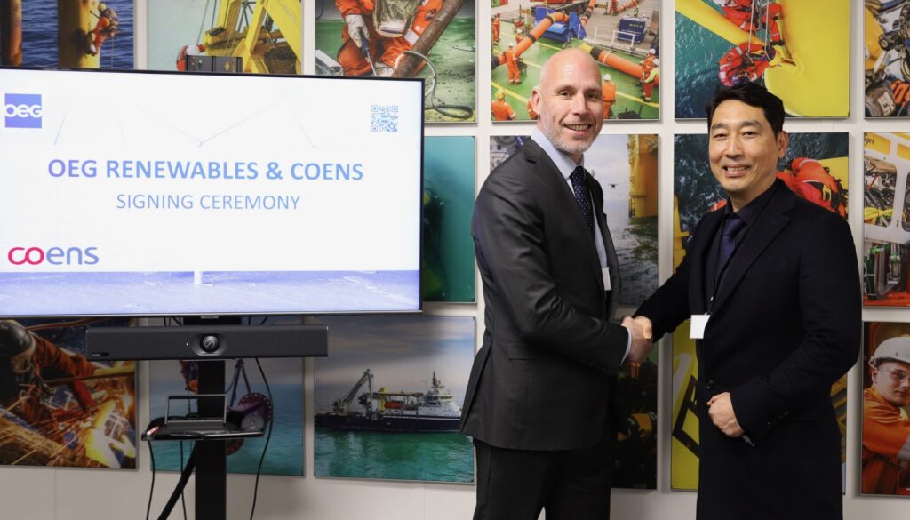 OEG signs South Korean O&M MoU OEG signs South Korean O&M MoU