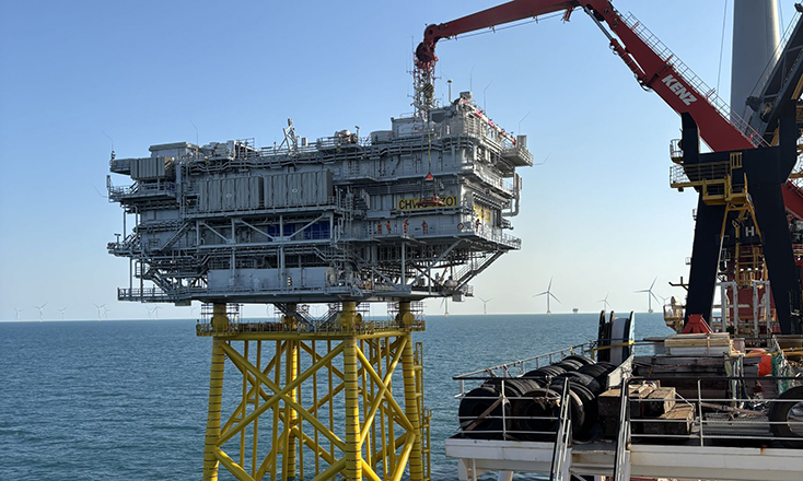 Offshore substation installed for Changhua 2b&4 Offshore substation installed for Changhua 2b&4