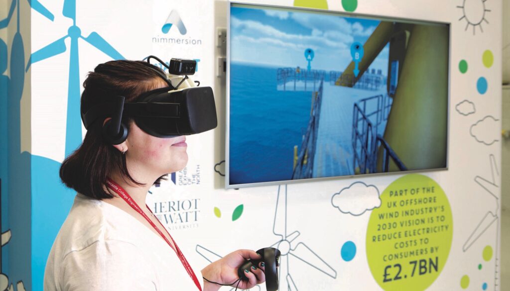 UK students take virtual offshore steps