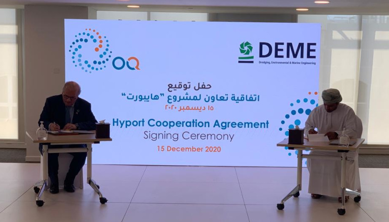 DEME signs Oman green hydrogen deal DEME signs Oman green hydrogen deal