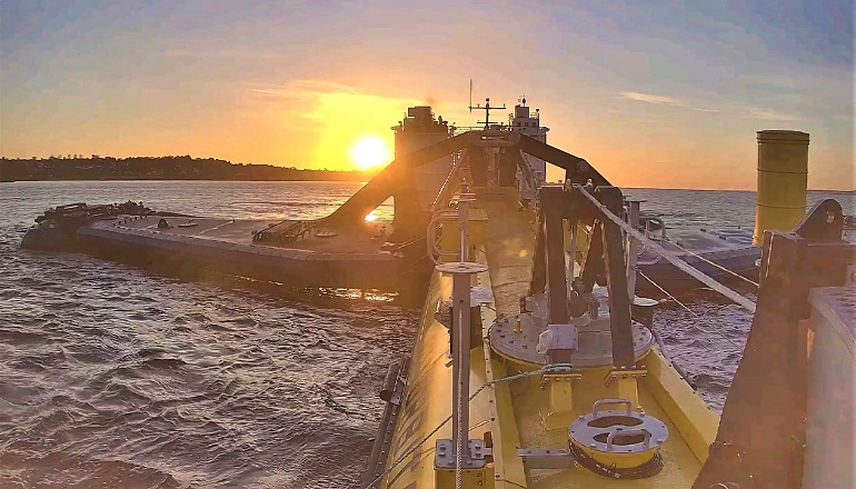 Orbital Marine Power toasts the launch of the world's most powerful tidal turbine off the coast of Dundee