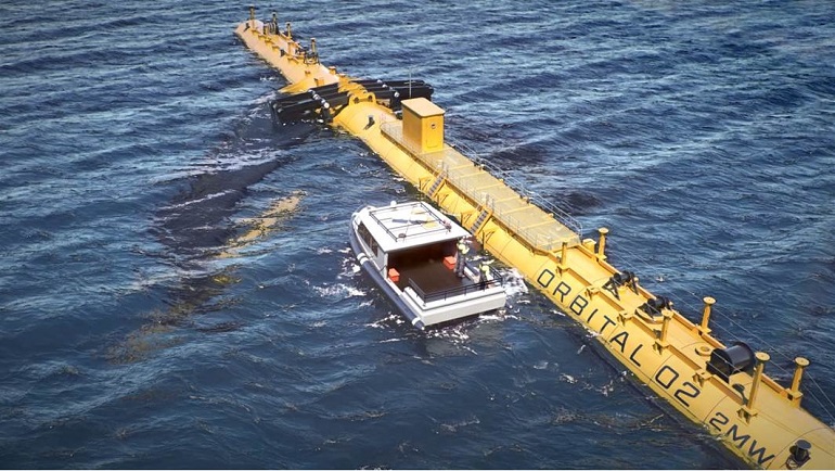 Orbital Marine Power awards tidal blades contract Scots tidal launches £7m crowdfund wave