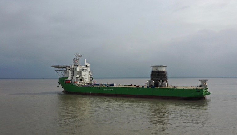 DEME Orion undergoes sea trials DEME Orion undergoes sea trials