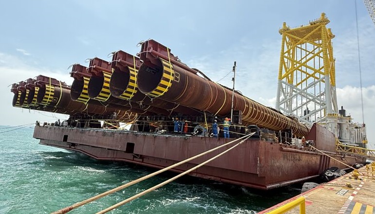 Greater Changhua 2b&4 topside sets sail Greater Changhua 2b&4 topside sets sail