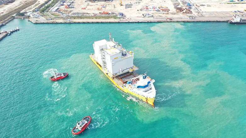 First Hornsea 3 offshore converter station sets sail First Hornsea 3 offshore converter station sets sail