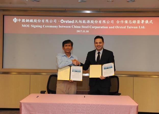 Orsted embraces Taiwan steel Orsted embraces Taiwan steel