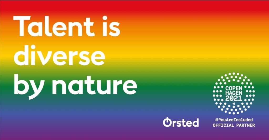 Orsted signs up as WorldPride and EuroGames partner Orsted signs up as WorldPride and EuroGames partner