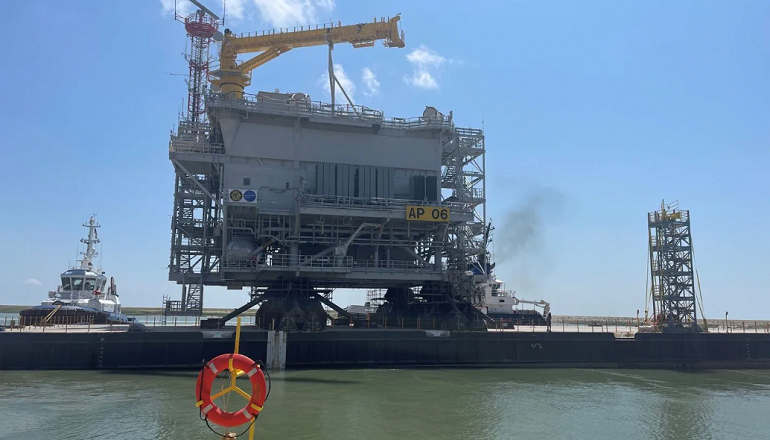 South Fork substation starts journey to project site