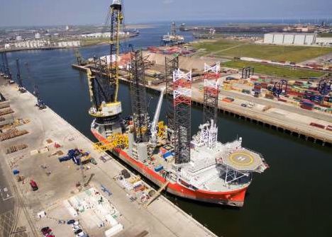 Pacific Orca fits out in Teesport
