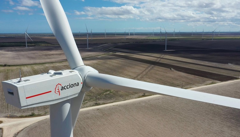 Acciona Energia raises €500m renewables war chest Acciona toasts 145MW Texas wind
