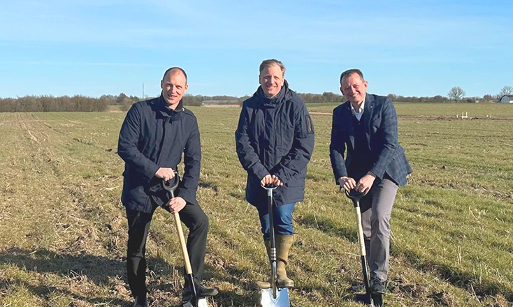 Palsgaard breaks ground on Danish solar park Palsgaard breaks ground on Danish solar park