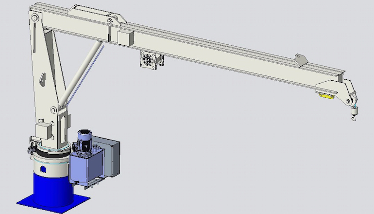 Scottish crew to deliver davit cranes to NnG Scottish crew to deliver davit cranes to NnG