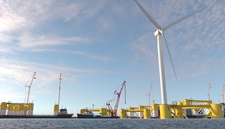 Californian port plans floating wind hub