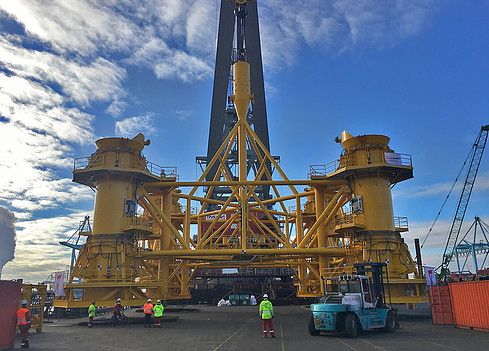 Beatrice prepares for pile in