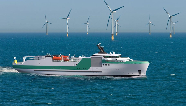 French crew unveil new cable lay vessel design French crew unveil new cable lay vessel design