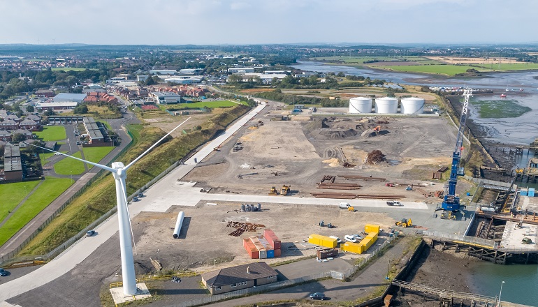 New offshore wind hub opens at Port of Blyth Port of Blyth nears completion of offshore wind upgrades