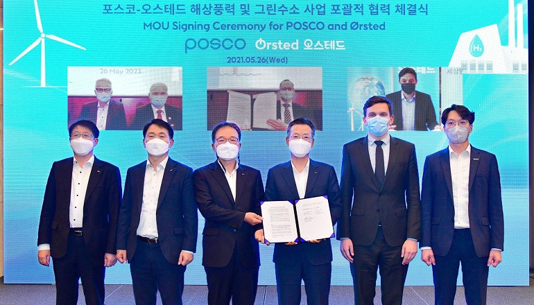 Orsted, POSCO forge South Korea offshore ties Orsted