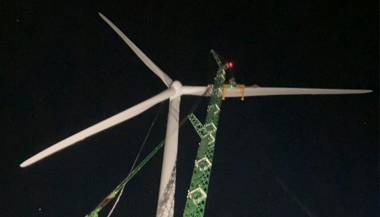 Prime Capital toasts the last of the 31 V162 EnVentus being installed at a 192MW wind farm project in Lappfjärd