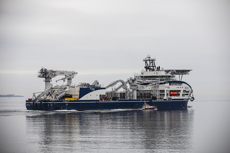 Cable laying begins at UK's 1.4GW Sofia