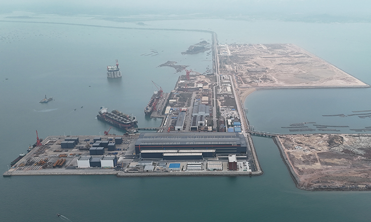 CWHI completes construction of Qinzhou Yard CWHI completes construction of Qinzhou Yard