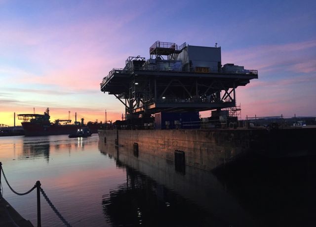 Rampion substation sets sail