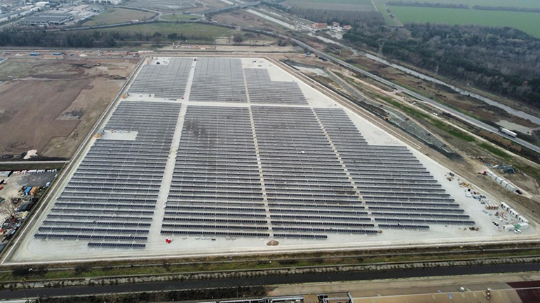 Eni to sell stake in renewables arm Italian solar farm goes operational