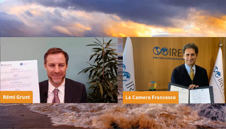 IRENA and Ocean Energy Europe sign partnership IRENA and Ocean Energy Europe sign partnership