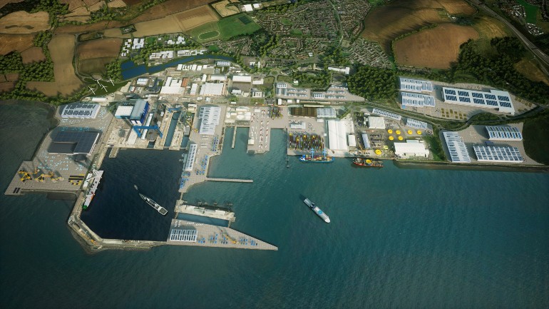 Rosyth port consortium reveals green freeport plan