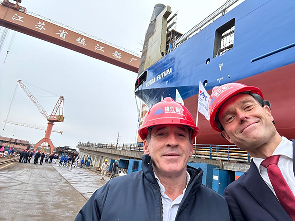RoRo offshore vessel Rotra Futura launched RoRo offshore vessel Rotra Futura launched