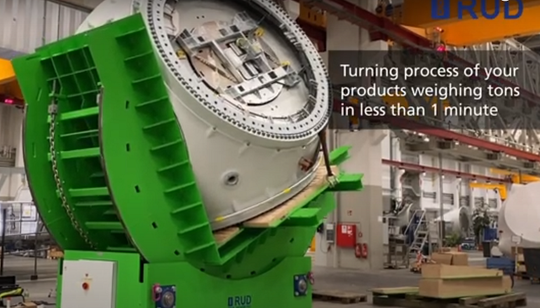 WATCH: Enercon debuts turbine hub handling tool