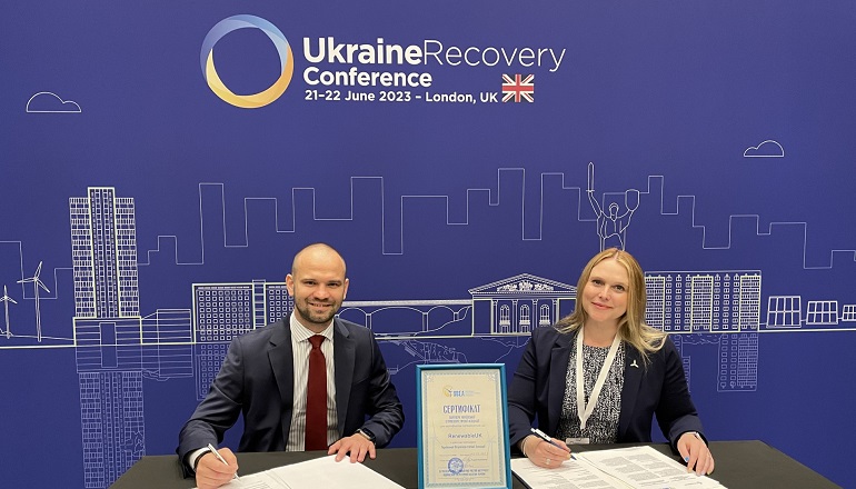 RUK teams up with Ukrainian wind body